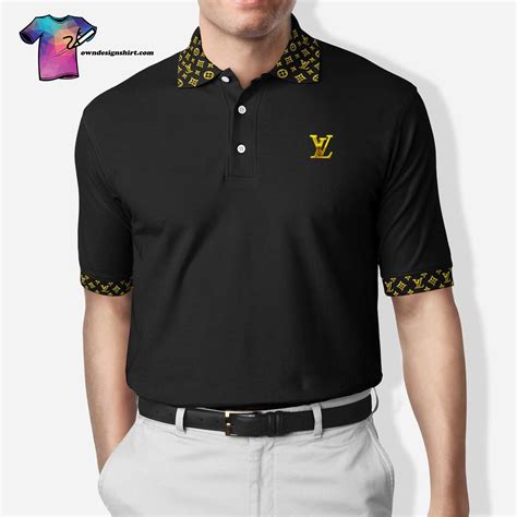 black and gold louis vuitton shirt